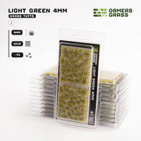 Gamers Grass Light Green 4mm - Wild Tufts packaging, featuring fresh spring meadow and young grass imagery
