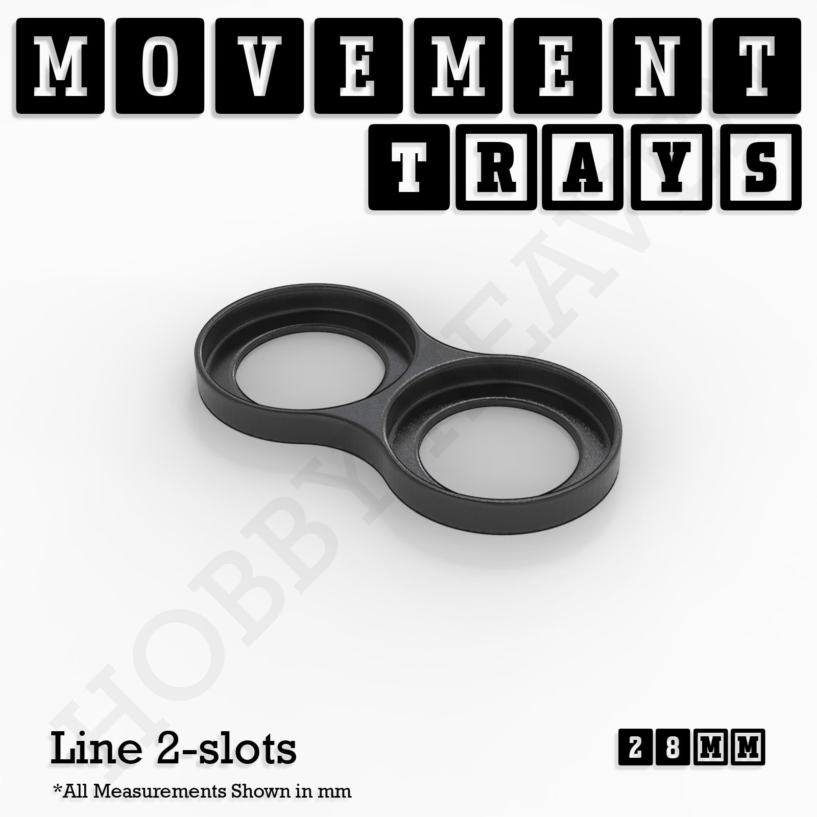 28mm Movement Trays for Tabletop Games | Wargaming | Full Range