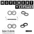 28mm Movement Trays for Tabletop Games | Wargaming | Full Range