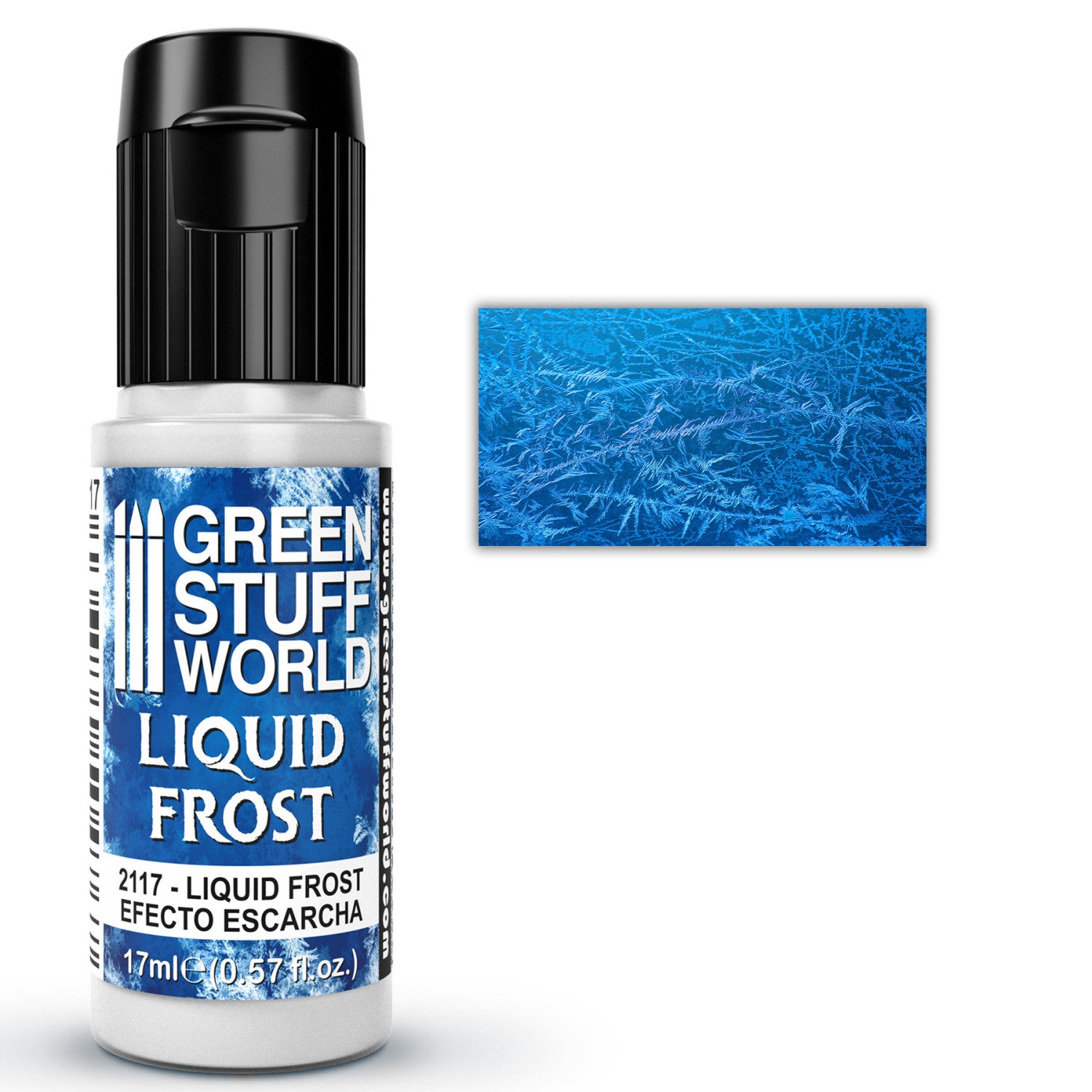 Liquid Frost crystal texture close up ice effect detail
