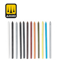 Ammo by Mig MIG8349 Lock 'N Load Weathering Pencil Set – Rechargeable Effects Kit
