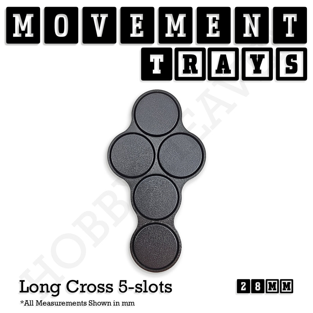 28mm Movement Trays for Tabletop Games | Wargaming | Full Range