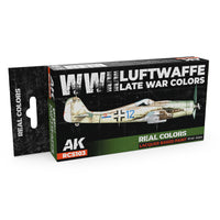 AK Interactive Real Colors WWII Luftwaffe Late War Colors Set RCS103 packaging
