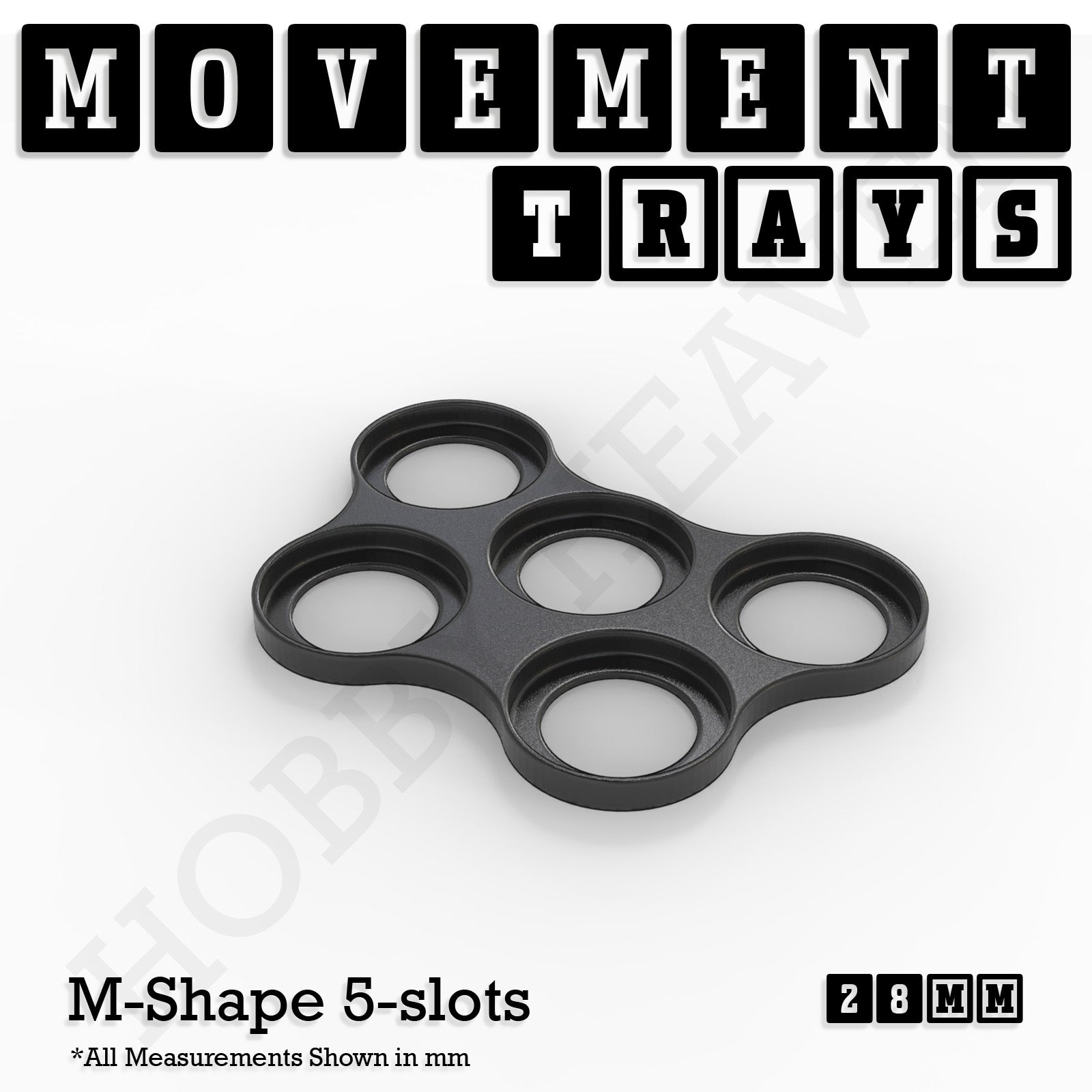28mm Movement Trays for Tabletop Games | Wargaming | Full Range