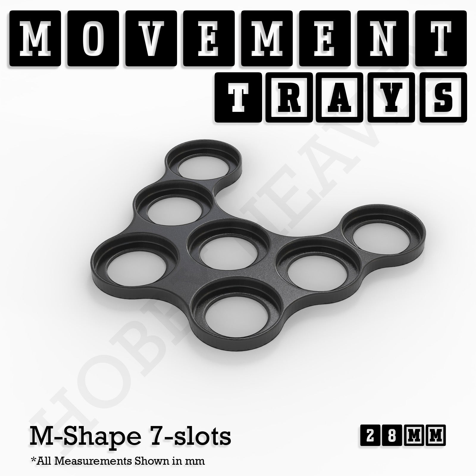28mm Movement Trays for Tabletop Games | Wargaming | Full Range