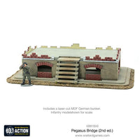 Resin machine gun bunker included in the Pegasus Bridge battle set.
