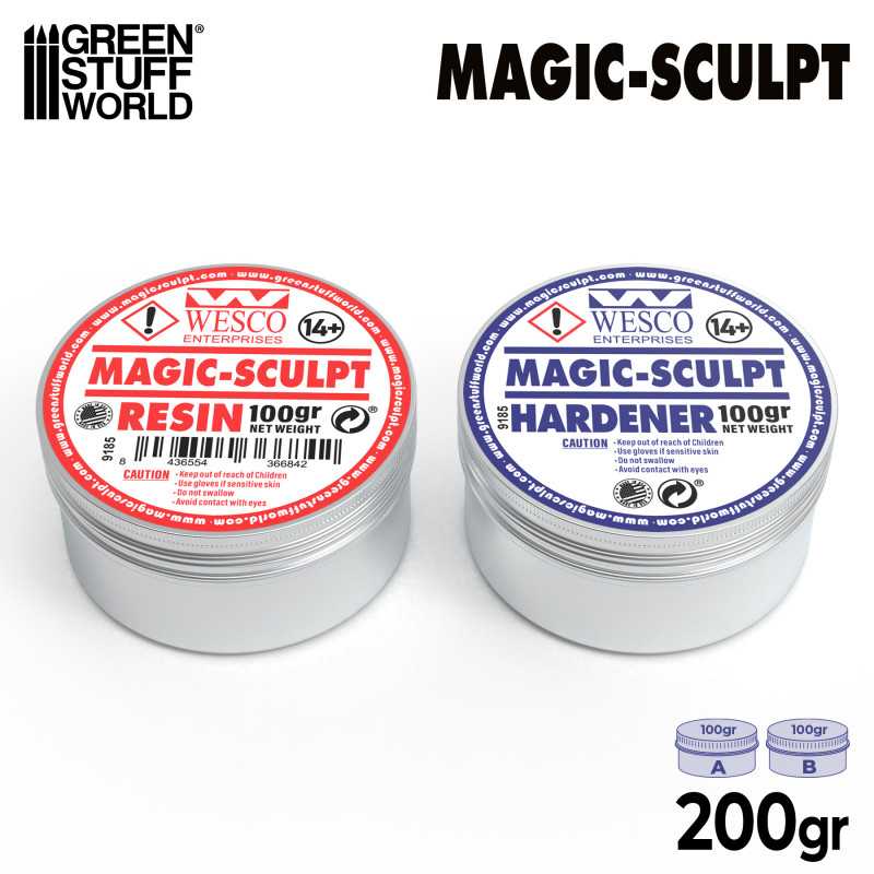 Magic Sculpt Epoxy Modelling Putty 200g – Green Stuff World | Hobby Heaven