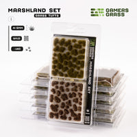 Gamers Grass Marshland Set packaging, featuring wetland landscape and shadowy vegetation imagery
