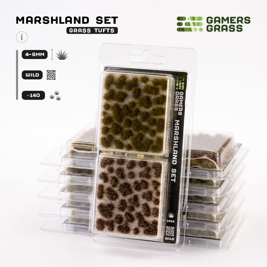 Gamers Grass Marshland Set packaging, featuring wetland landscape and shadowy vegetation imagery