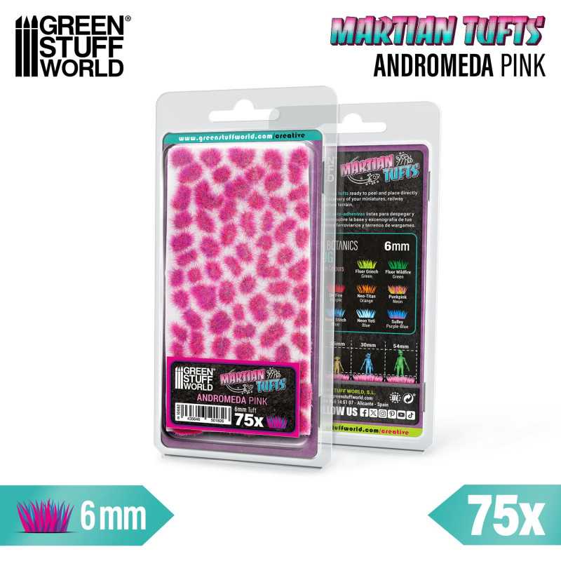 Green Stuff World Martian Fluor Tufts 6 mm – Neon Alien Grass Range (Choose Colour) – 75 Self-Adhesive Tufts