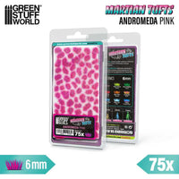 Green Stuff World Martian Fluor Tufts 6 mm – Neon Alien Grass Range (Choose Colour) – 75 Self-Adhesive Tufts