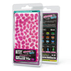 Andromeda Pink Martian Tufts blister pack: 75 tufts, 6 mm, on a white backing sheet