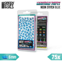 Green Stuff World Martian Fluor Tufts 6 mm – Neon Alien Grass Range (Choose Colour) – 75 Self-Adhesive Tufts