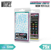 Green Stuff World Martian Fluor Tufts 6 mm – Neon Alien Grass Range (Choose Colour) – 75 Self-Adhesive Tufts
