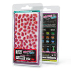 On Fire Purple Martian Tufts blister pack: 75 tufts, 6 mm, on a white backing sheet