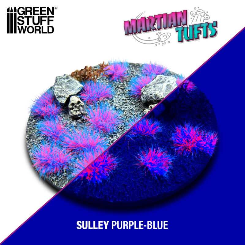 Green Stuff World Martian Fluor Tufts 6 mm – Neon Alien Grass Range (Choose Colour) – 75 Self-Adhesive Tufts