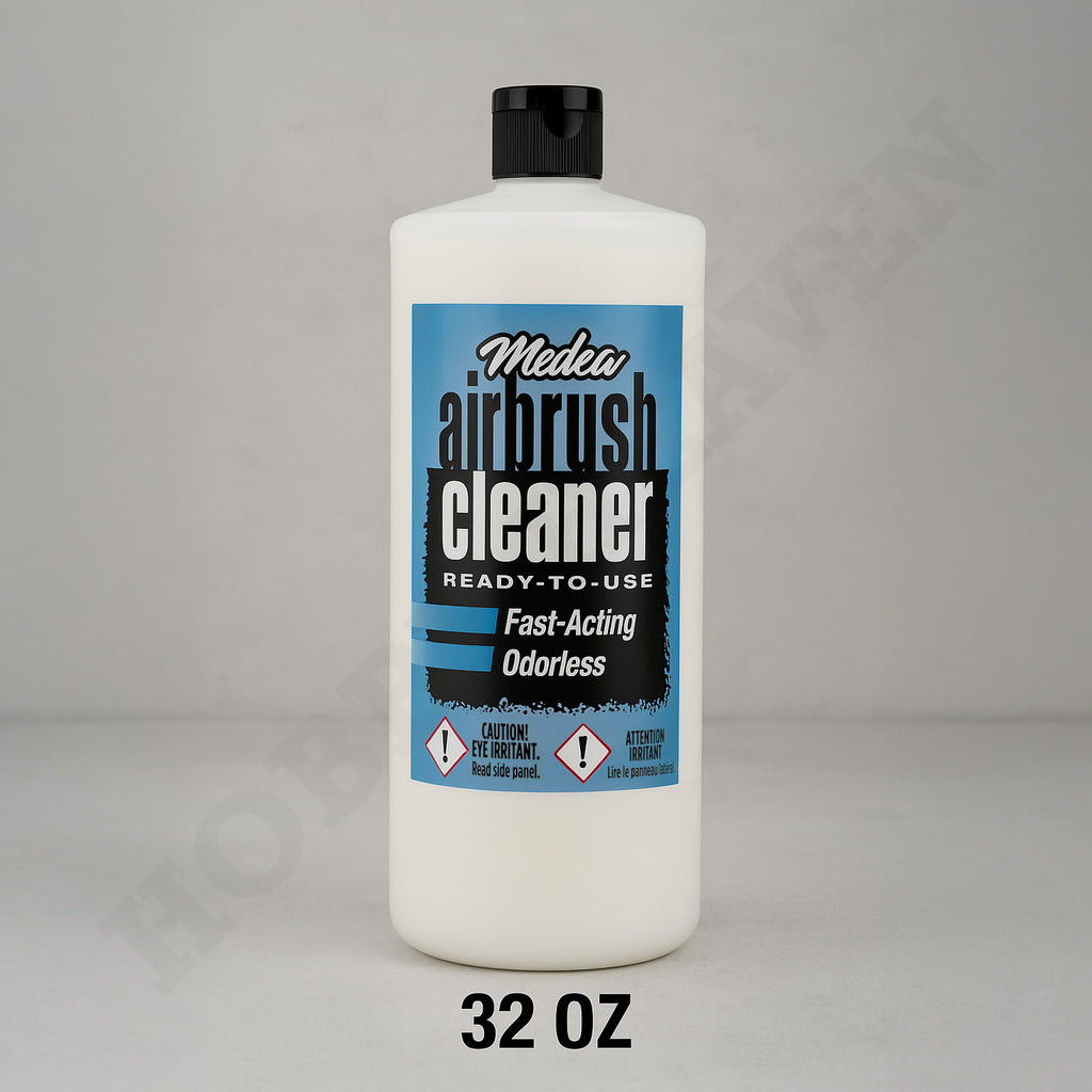 Medea Iwata Airbrush Cleaner 32oz front view bottle – ready to use large cleaning solution
