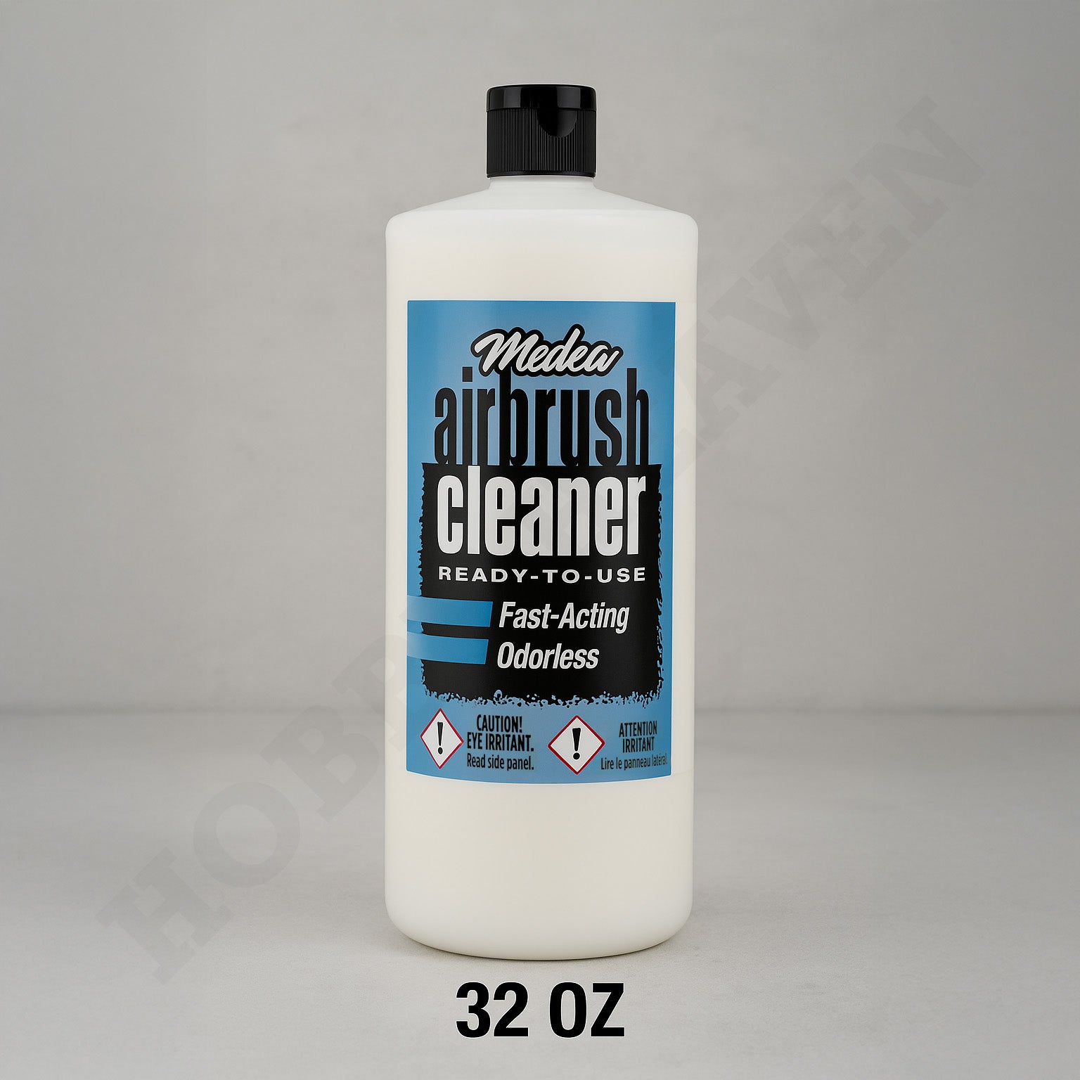 Medea Iwata Airbrush Cleaner 32oz front view bottle – ready to use large cleaning solution