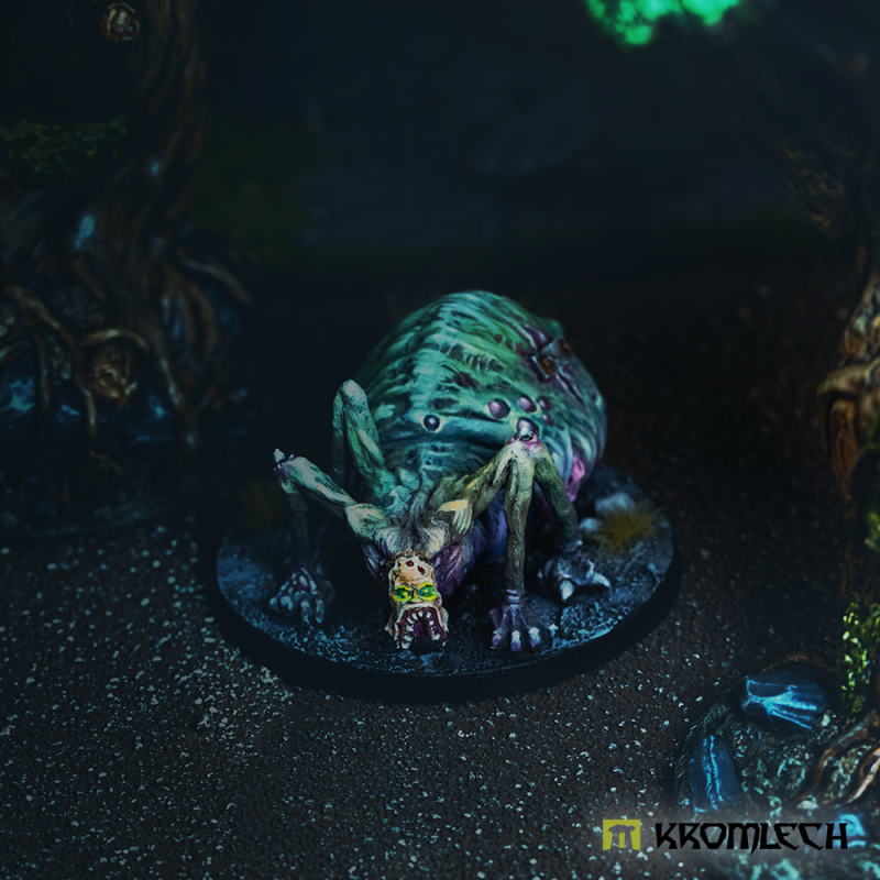 Example of use: the painted beast on a dark gaming table