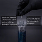 Second copy of the 440C stirring rod panel: a steel rod dropped into a paint bottle, 20 pieces included