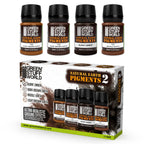 Green Stuff World Natural Earth Pigments Set No. 2 – 4×30ml