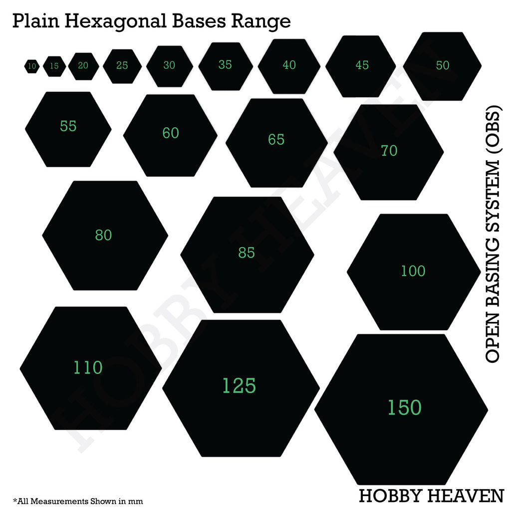 Top View Basing OBS Core Pack: 3D Printable Miniature Bases | Affordable Wargaming ...