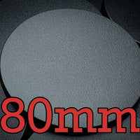 80mm Round Plain Plastic Bases