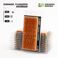 Gamers Grass Orange Flowers - Wild packaging, showcasing vibrant orange blossom imagery on various plants
