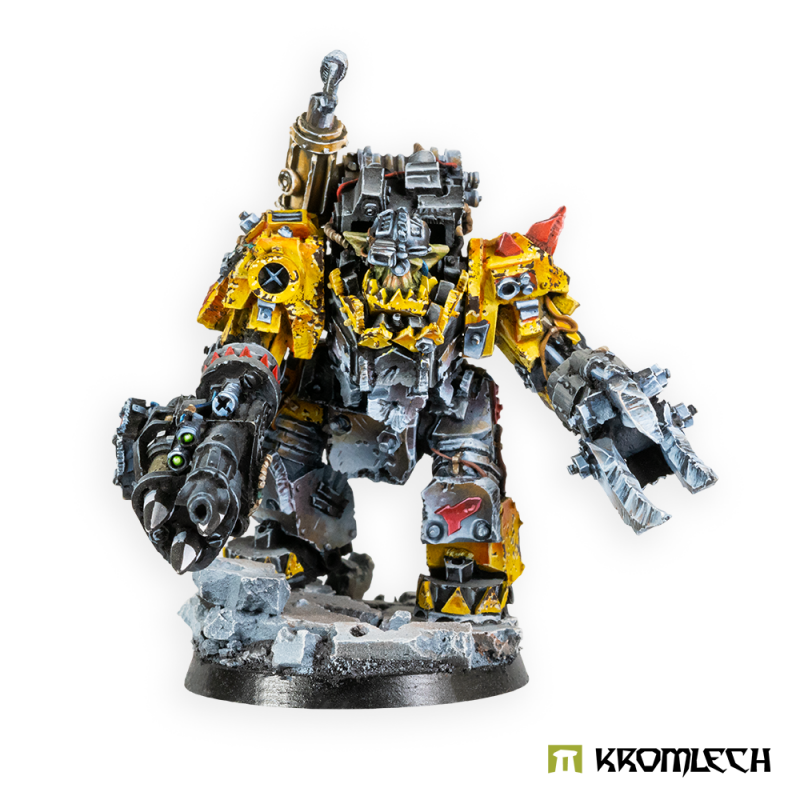 The painted Krash Rokkets Juggernaut from the front