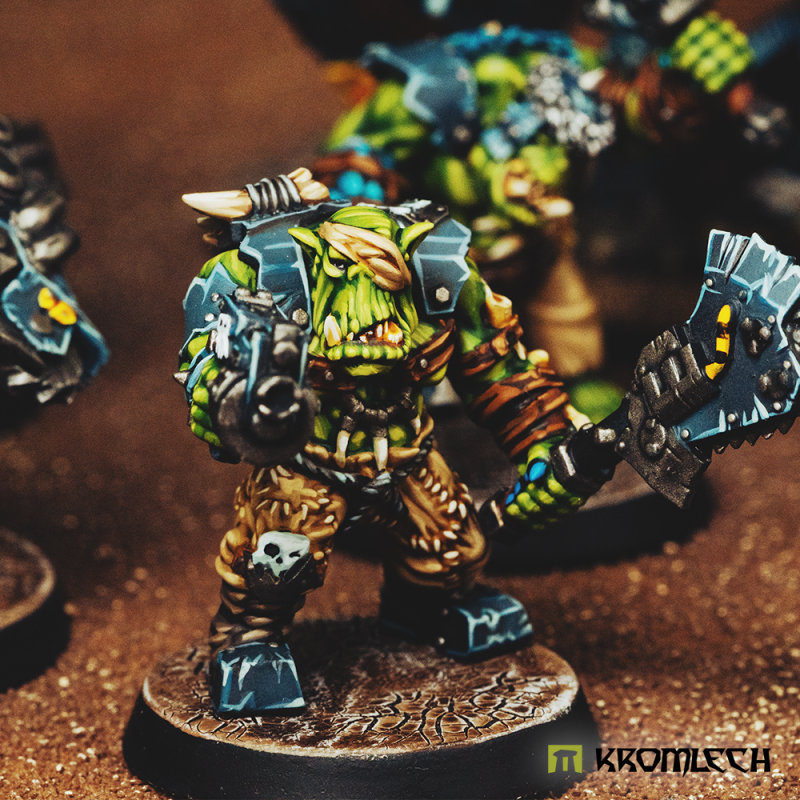 Example of use: an assembled Wild Tribez orc, close up