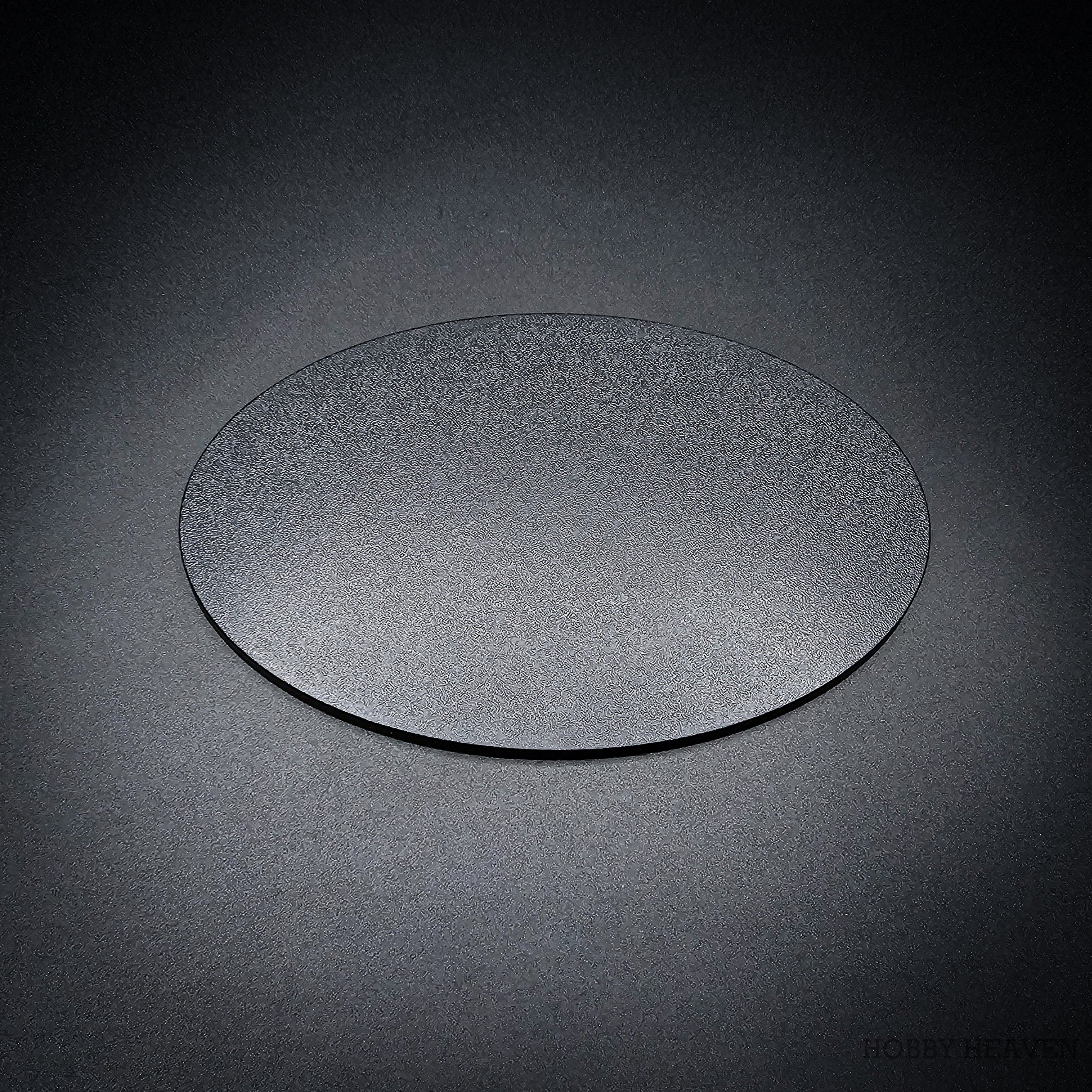 Black oval 170x105 mm miniature base for tabletop wargaming models