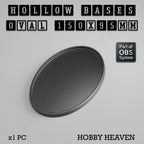 Hollow Bases Range  - Wargaming 3d Printed Bases (OBS System)