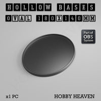 Hollow Bases Range  - Wargaming 3d Printed Bases (OBS System)

