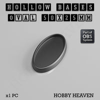 Hollow Bases Range  - Wargaming 3d Printed Bases (OBS System)
