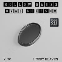 Hollow Bases Range  - Wargaming 3d Printed Bases (OBS System)
