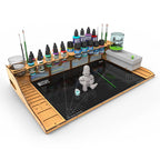 Hobby paint station storage capacity for 12ml 17ml and 60ml bottles