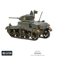 Painted M3 Stuart tank for Bolt Action – US, British, Soviet forces
