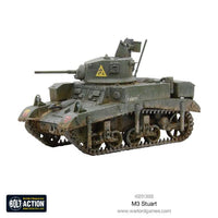 Painted M3 Stuart tank for Bolt Action – US, British, Soviet forces
