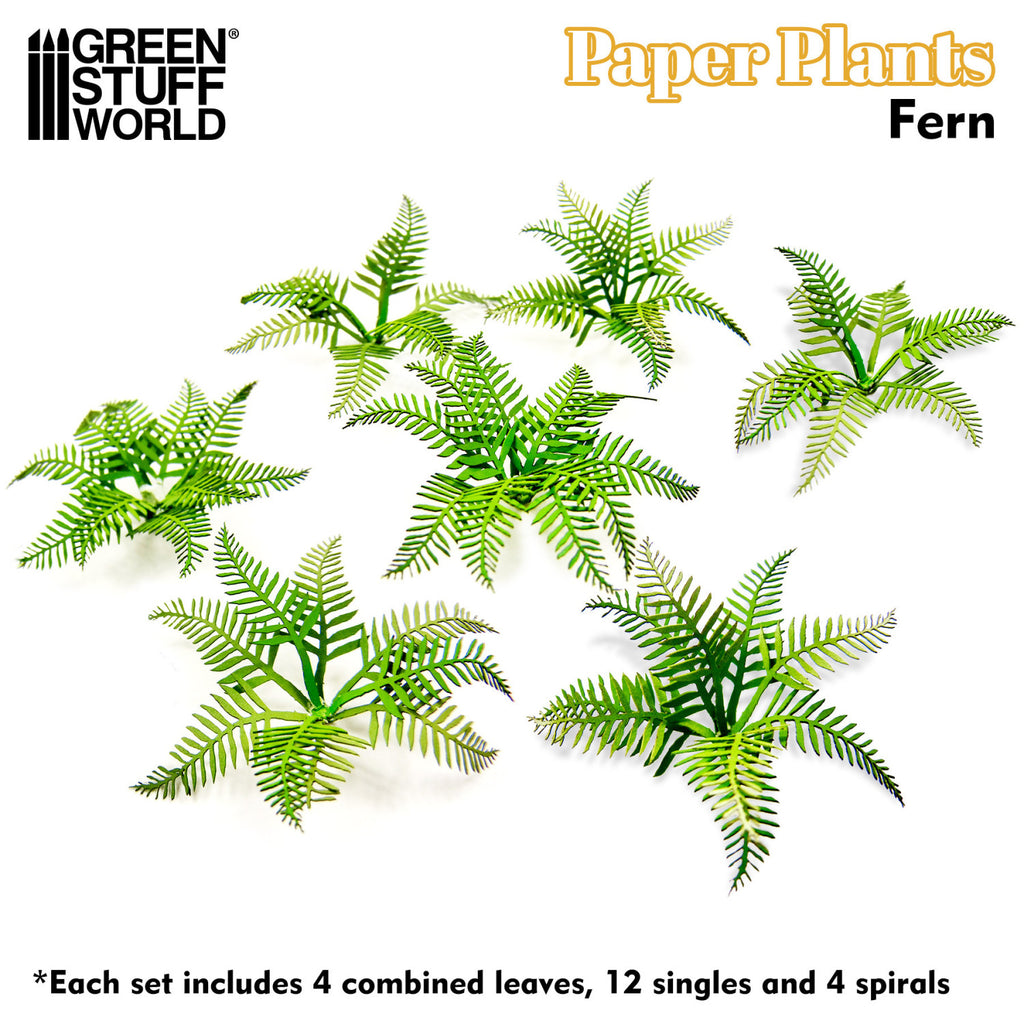 Green Stuff World Paper Plants – Laser-Cut Paper Foliage