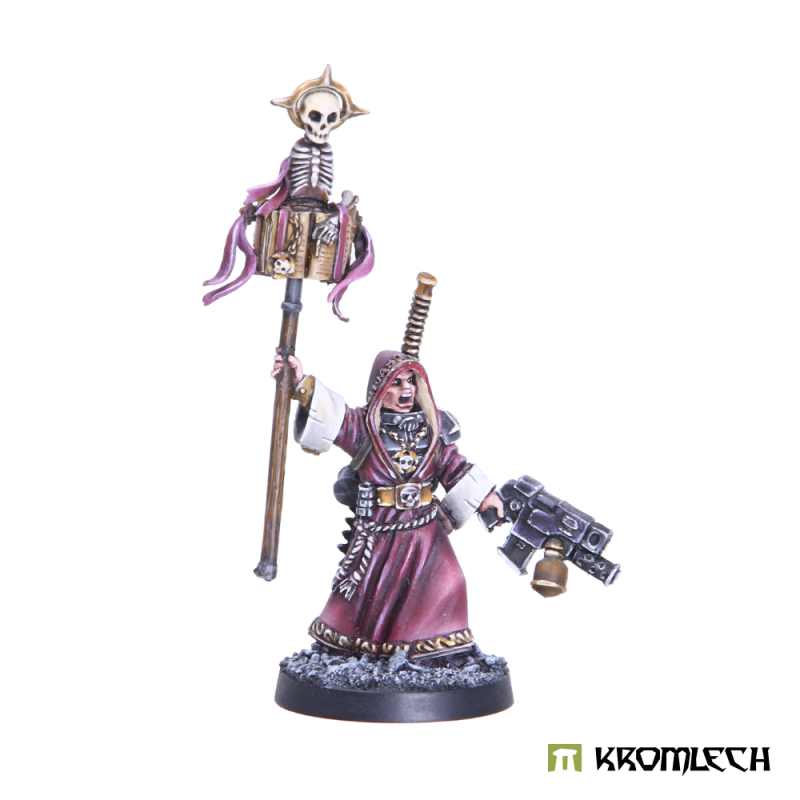 Paulus von Phyrra from the front, shouting mid-sermon