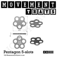 28mm Movement Trays for Tabletop Games | Warhammer Compatible | Full Range
