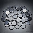 40mm Wide Lip Round Plastic Bases