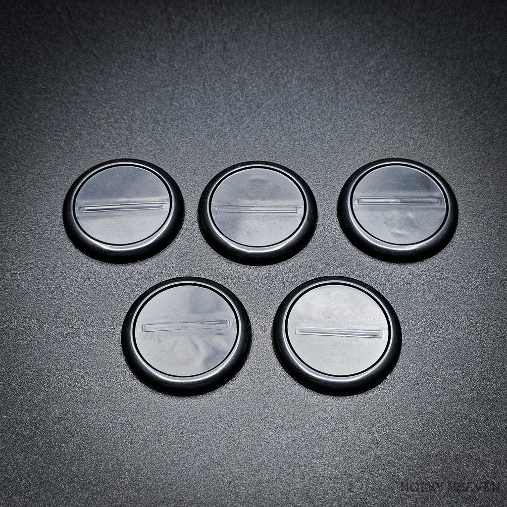 30mm Wide Lip Round Plastic Bases