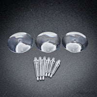 32mm Round Flying Clear Plastic Base
