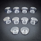 32mm Round Flying Clear Plastic Base