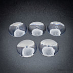 32mm Round Flying Clear Plastic Base
