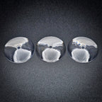 32mm Round Flying Clear Plastic Base