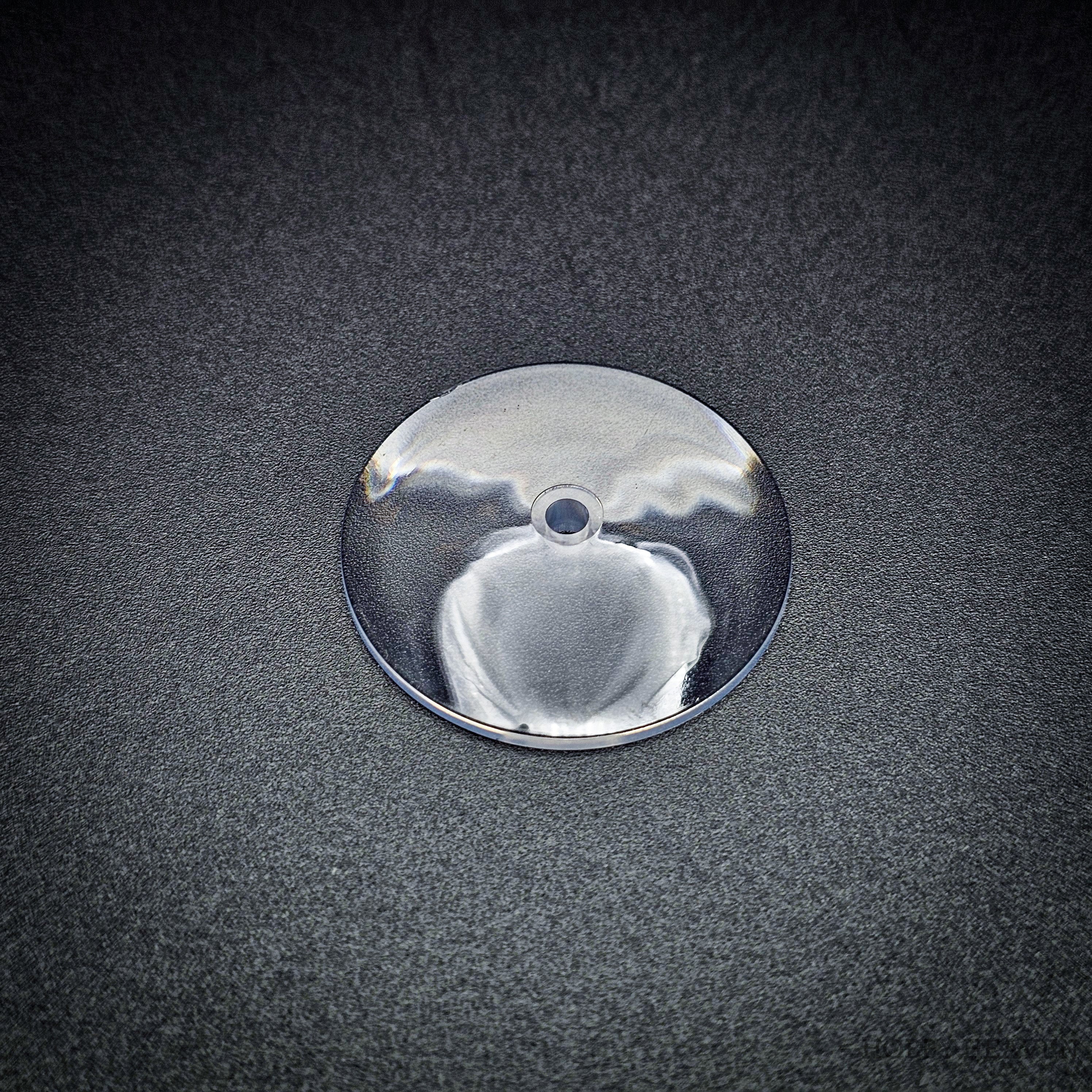 32mm Round Flying Clear Plastic Base