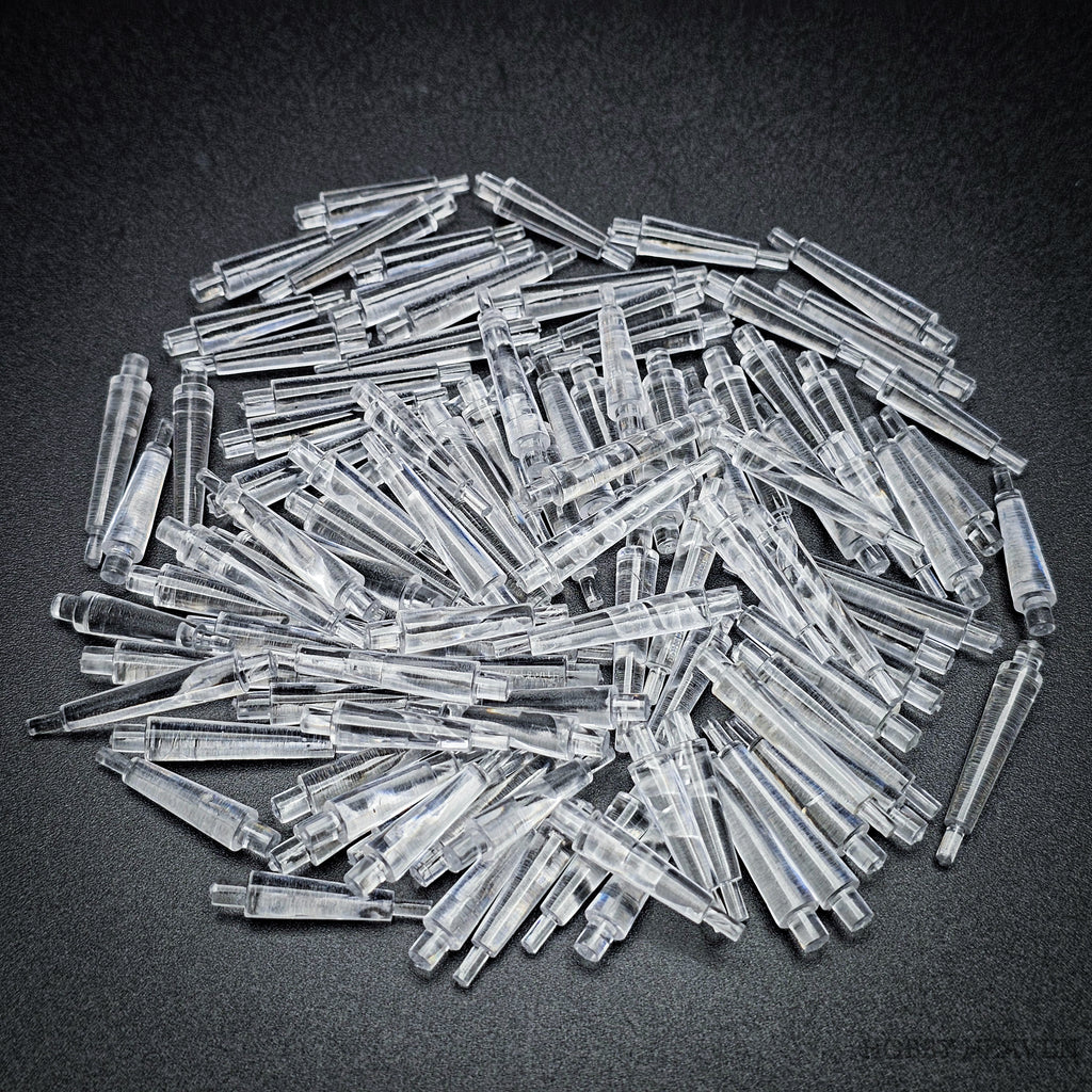32mm Round Flying Clear Plastic Base
