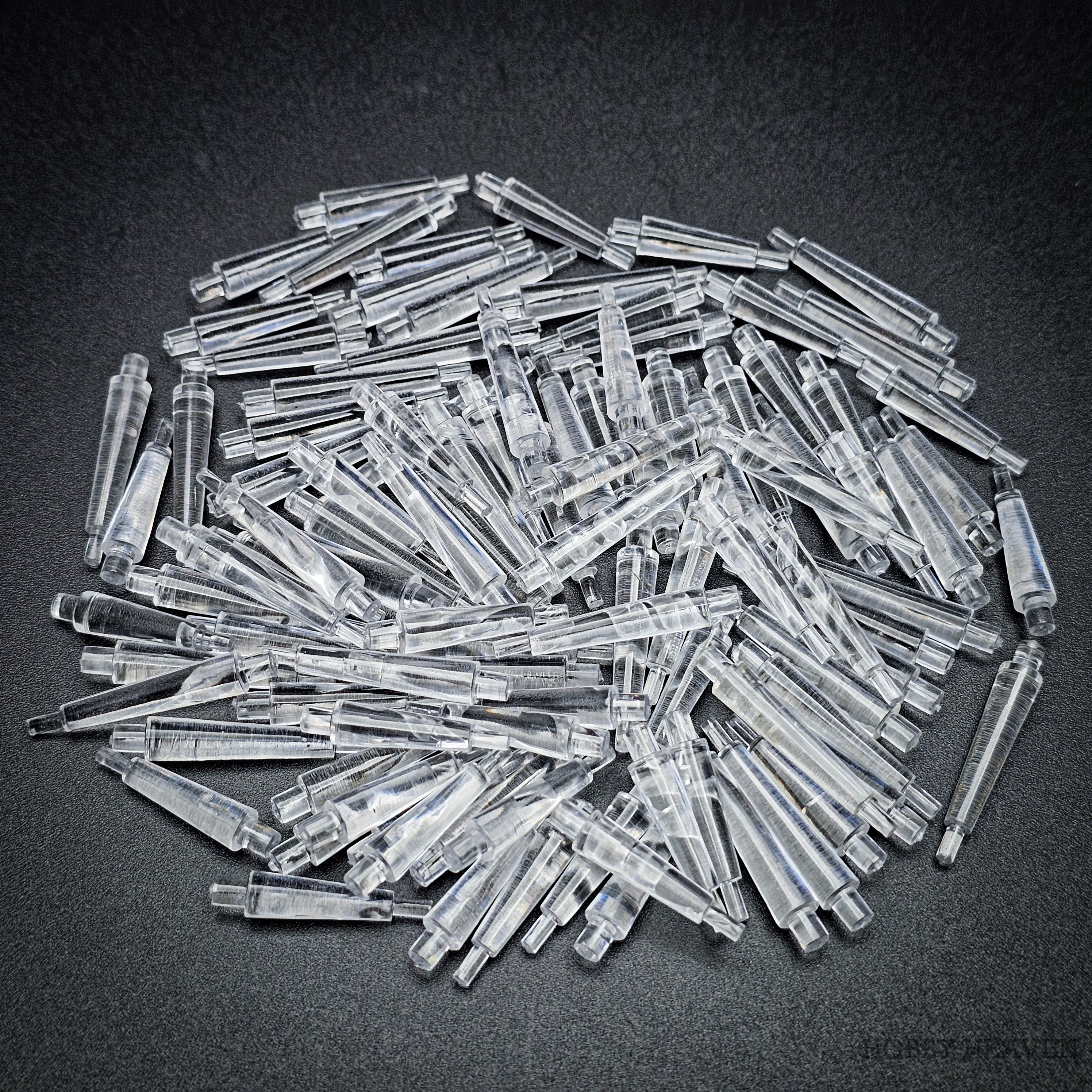 32mm Round Flying Clear Plastic Base